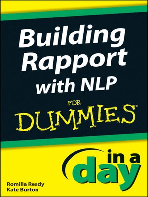 cover image of Building Rapport with NLP In a Day For Dummies